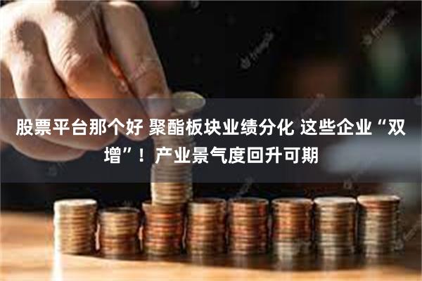 股票平台那个好 聚酯板块业绩分化 这些企业“双增”！产业景气度回升可期