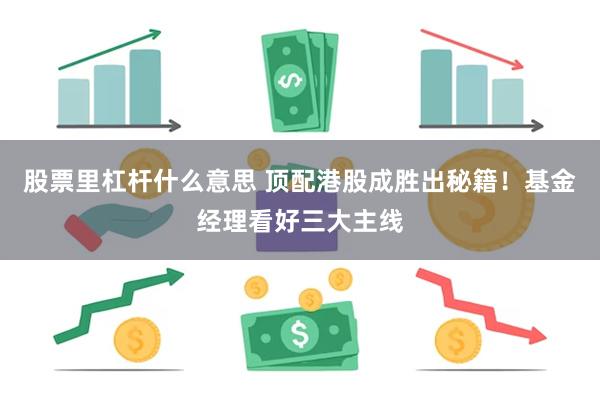 股票里杠杆什么意思 顶配港股成胜出秘籍！基金经理看好三大主线