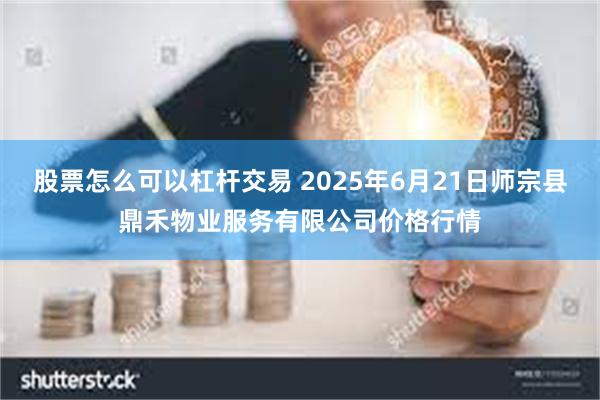 股票怎么可以杠杆交易 2025年6月21日师宗县鼎禾物业服务有限公司价格行情