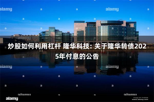 炒股如何利用杠杆 隆华科技: 关于隆华转债2025年付息的公告