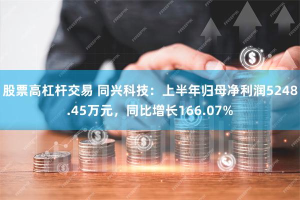 股票高杠杆交易 同兴科技：上半年归母净利润5248.45万元，同比增长166.07%
